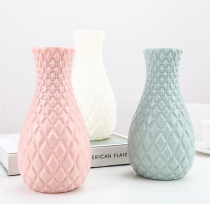 2PCs Nordic Style Vase Container (SA2510-089) Candle Stand Apricot