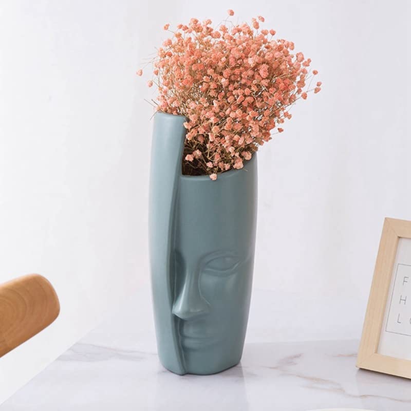 Face-Shaped Vase (SA2510-093) Apricot