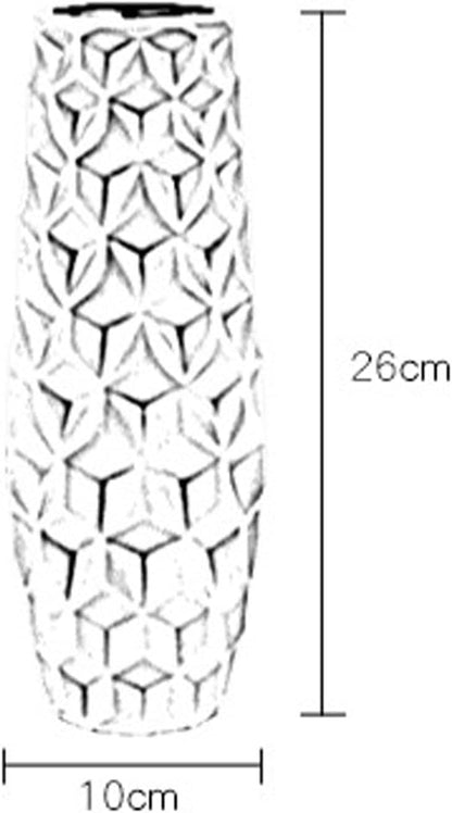 Large Nordic Plastic Flower Vase (SA2510-102) Apricot