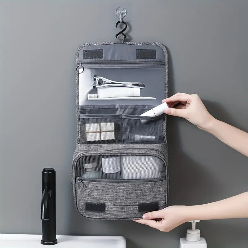 Large capacity travel bag-SA2408-296(Grey) Cosmetic Pouches Apricot