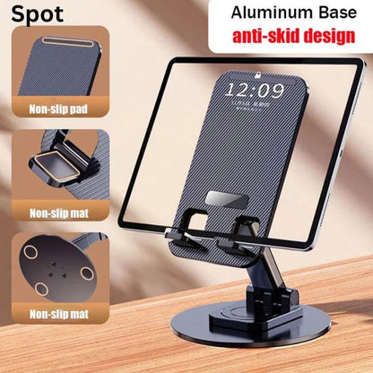 360° Rotating Aluminum Tablet & Laptop Holder Stand (SA2510-064) Laptop Bag Apricot