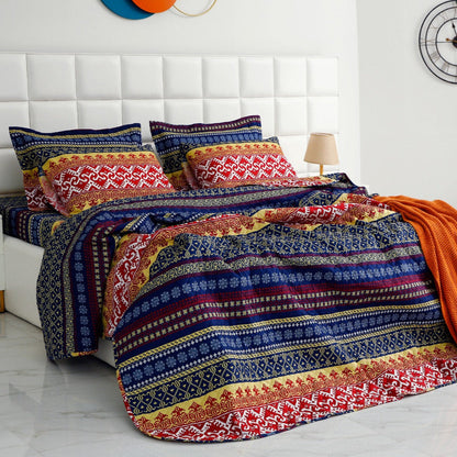 6 PCs Bed Spread Set-Express Bed Spread Apricot
