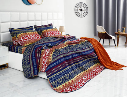 6 PCs Bed Spread Set-Express Bed Spread Apricot