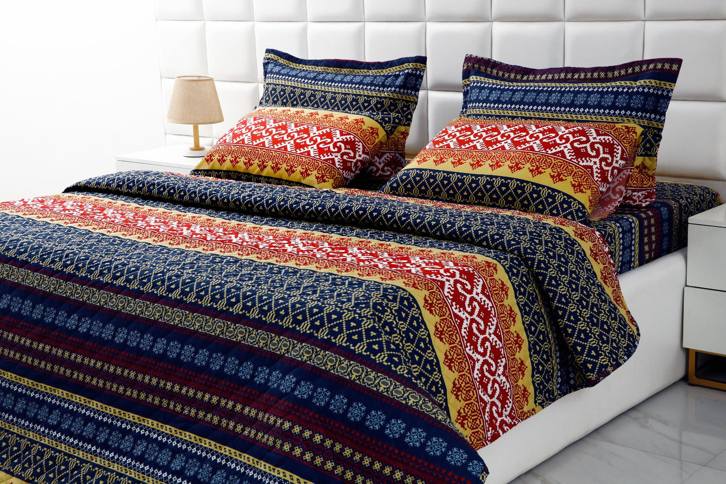 6 PCs Bed Spread Set-Express Bed Spread Apricot