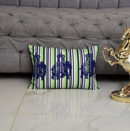 6 PCs Digital Printed Cotton Cushions- Heritage cushions Apricot   