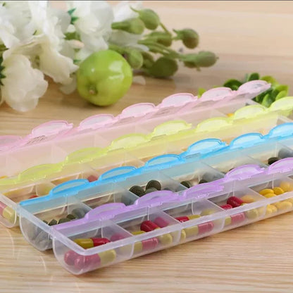 28 Grids Pill Container Pill Box Holder-SA2408-199 Apricot