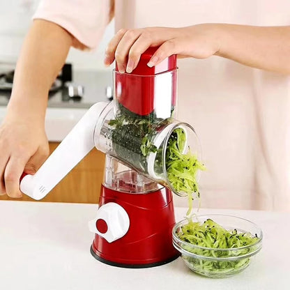 Vegetable Slicer with 3 Interchangeable Blades (SA2510-021)RED Spice and sugar Jar Apricot