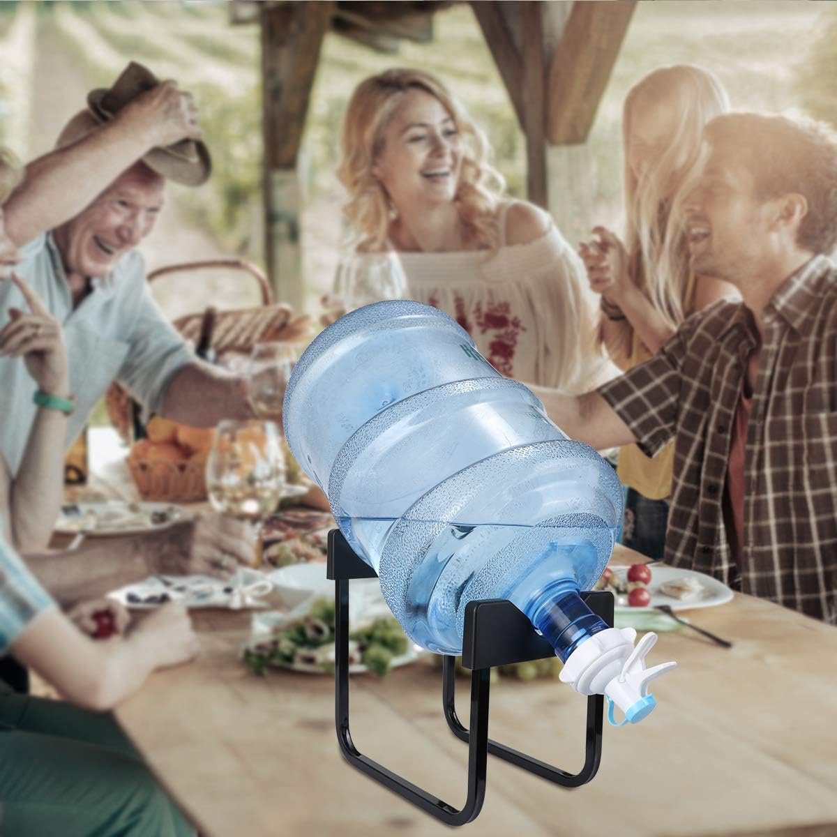 Water Dispenser Stand With Tap- SA2510-048 Rugs Apricot