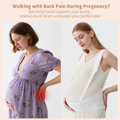 Belly Bands for Pregnant Women With Double Support-SA2411-55(BLACK) Blankets Apricot