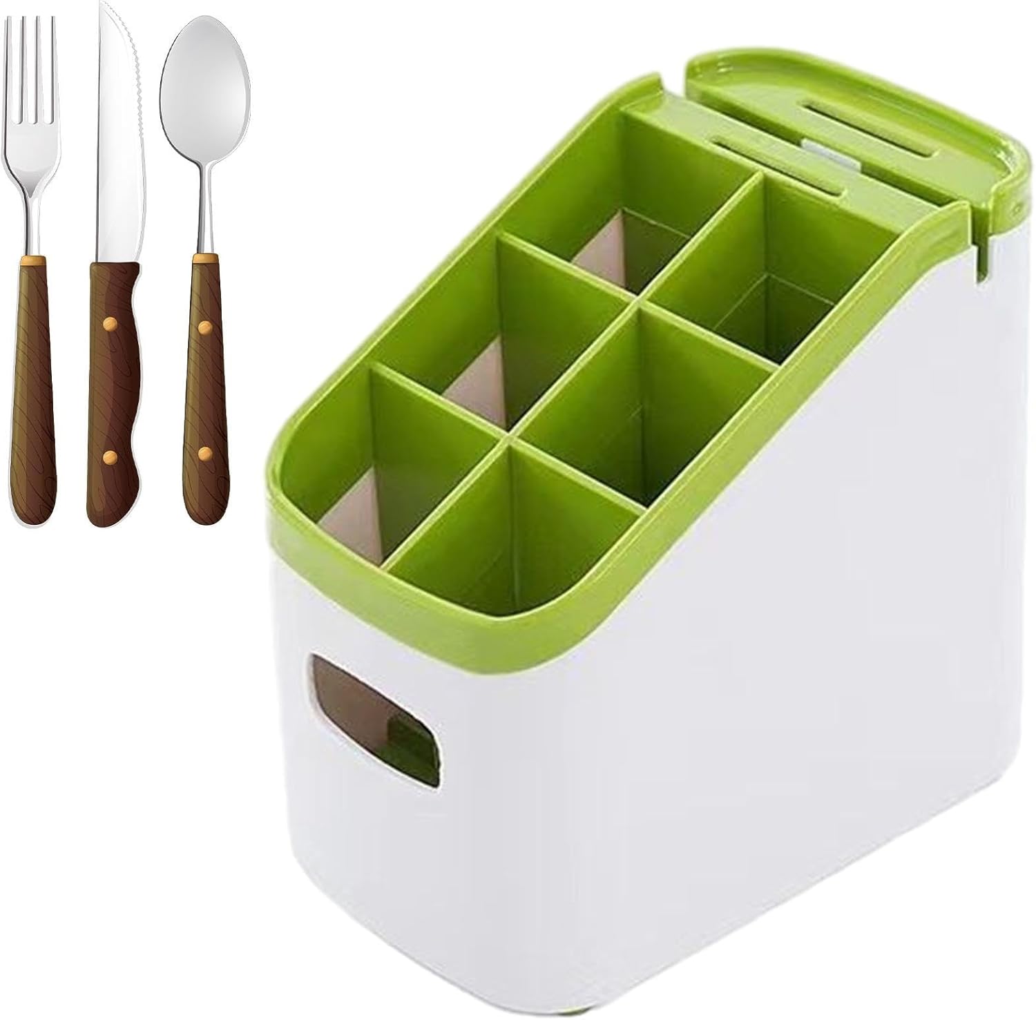 Multipurpose Kitchen Utensil Holder-SA2411-43 cutlery holder Apricot