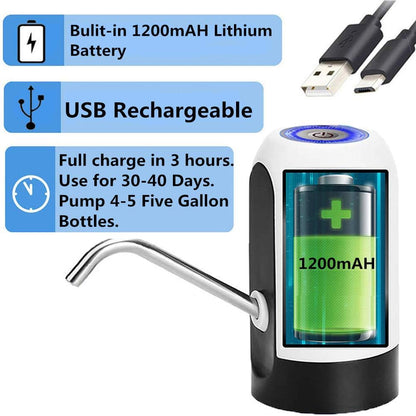 Rechargeable Automatic Water Dispenser-SA2411-42 Spice and sugar Jar Apricot