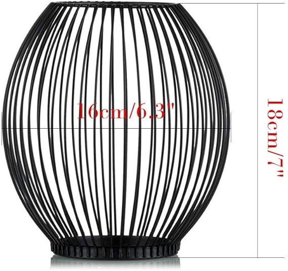 Metal Candle Stand-Black(SA2405-20) Candle Stand Apricot