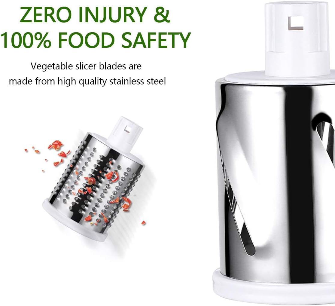 Vegetable Slicer with 3 Interchangeable Blades (SA2510-021)GREEN Spice and sugar Jar Apricot