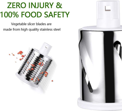 Vegetable Slicer with 3 Interchangeable Blades (SA2510-021)GREEN Spice and sugar Jar Apricot