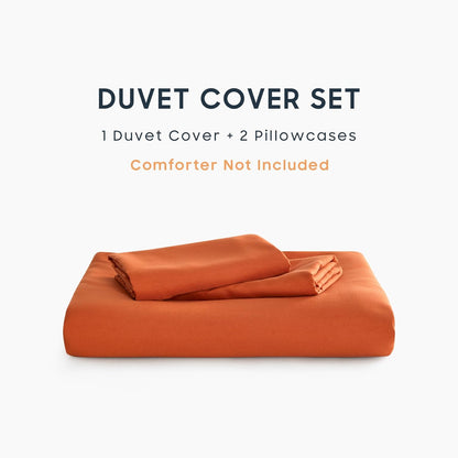 Duvet Cover-Rust Bed Sheets Apricot