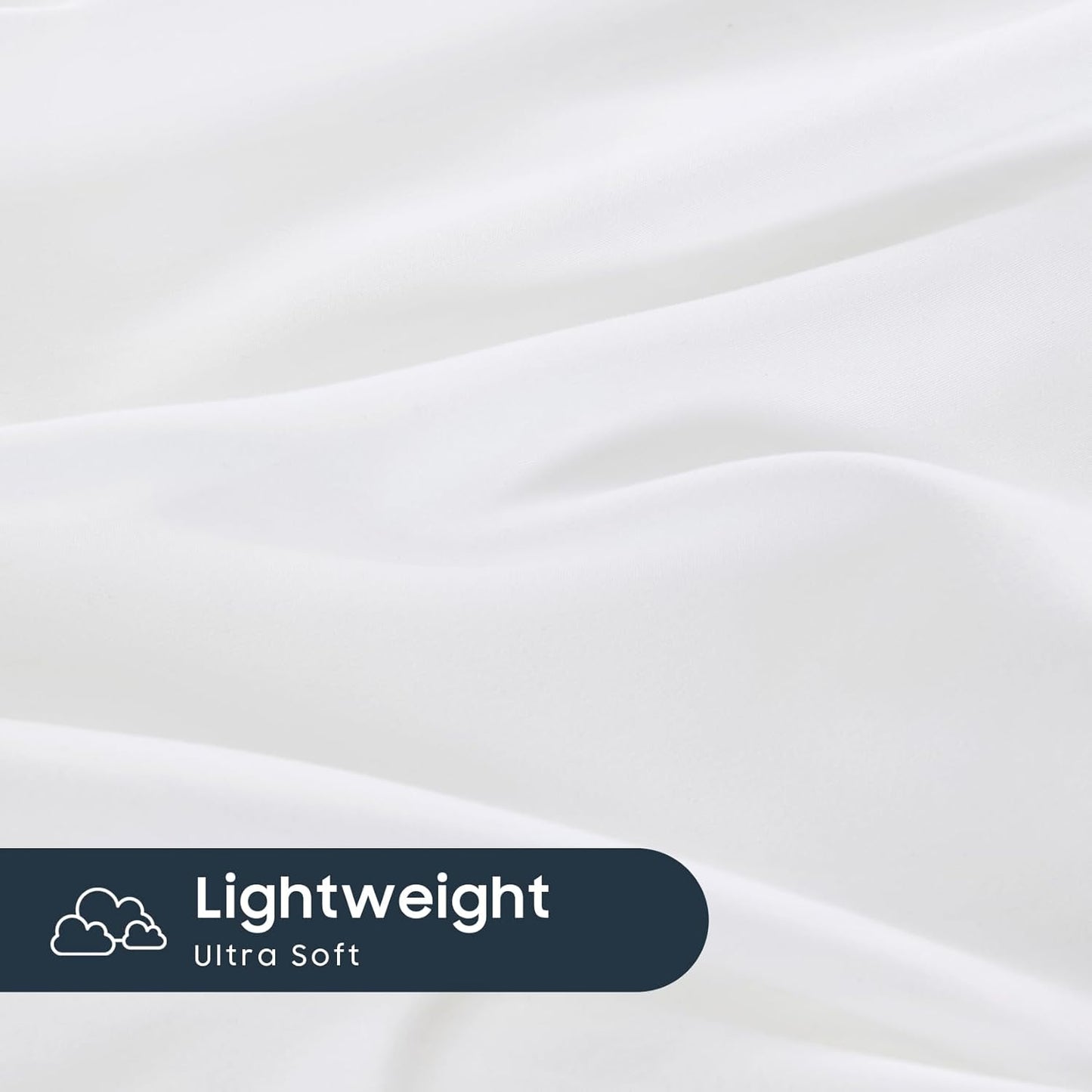 Duvet Cover-White Bed Sheets Apricot