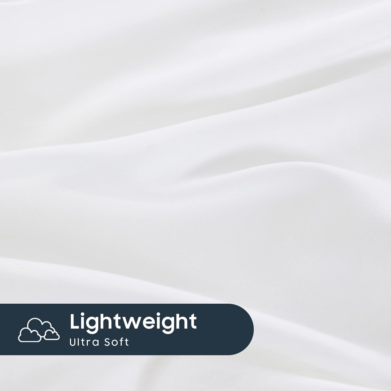 Duvet Cover-White Bed Sheets Apricot