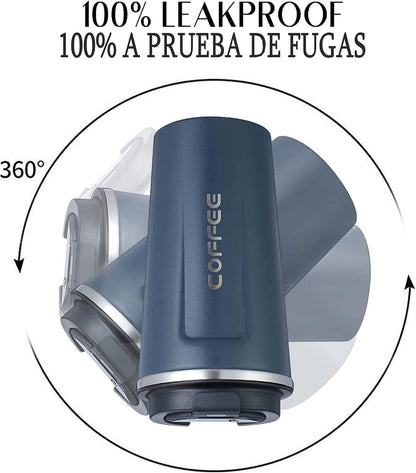 510ML Thermo Coffee Mug with Hermetic Temperature (SA2510-074)Azul Blue Tumbler Apricot