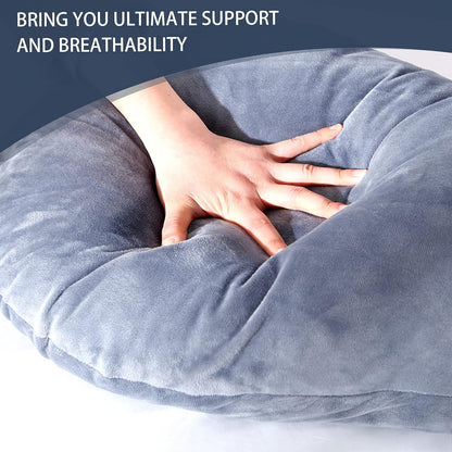 U Shaped Pregnancy Pillows for Sleeping(Assorted) Apricot