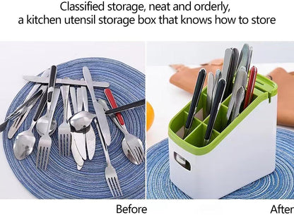 Multipurpose Kitchen Utensil Holder-SA2411-43 cutlery holder Apricot