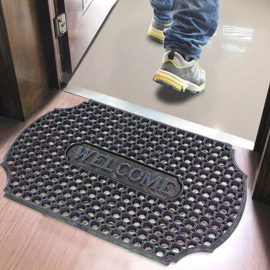 Outdoor Indoor Antislip Door Mat-SA2553-07(Blue) Door Mats Apricot