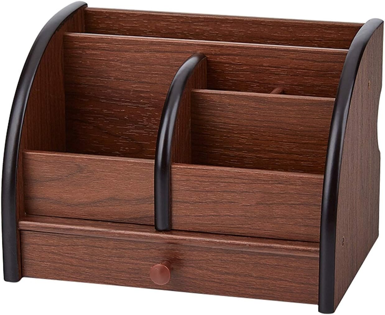Multifunctional Wooden Pen/Pencil Holder Table Organizer Apricot