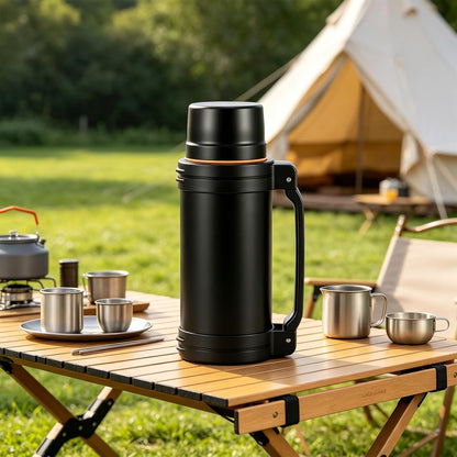 2L Large Capacity Flasks for Hot and Cold Drinks SA2607-19 Black Apricot