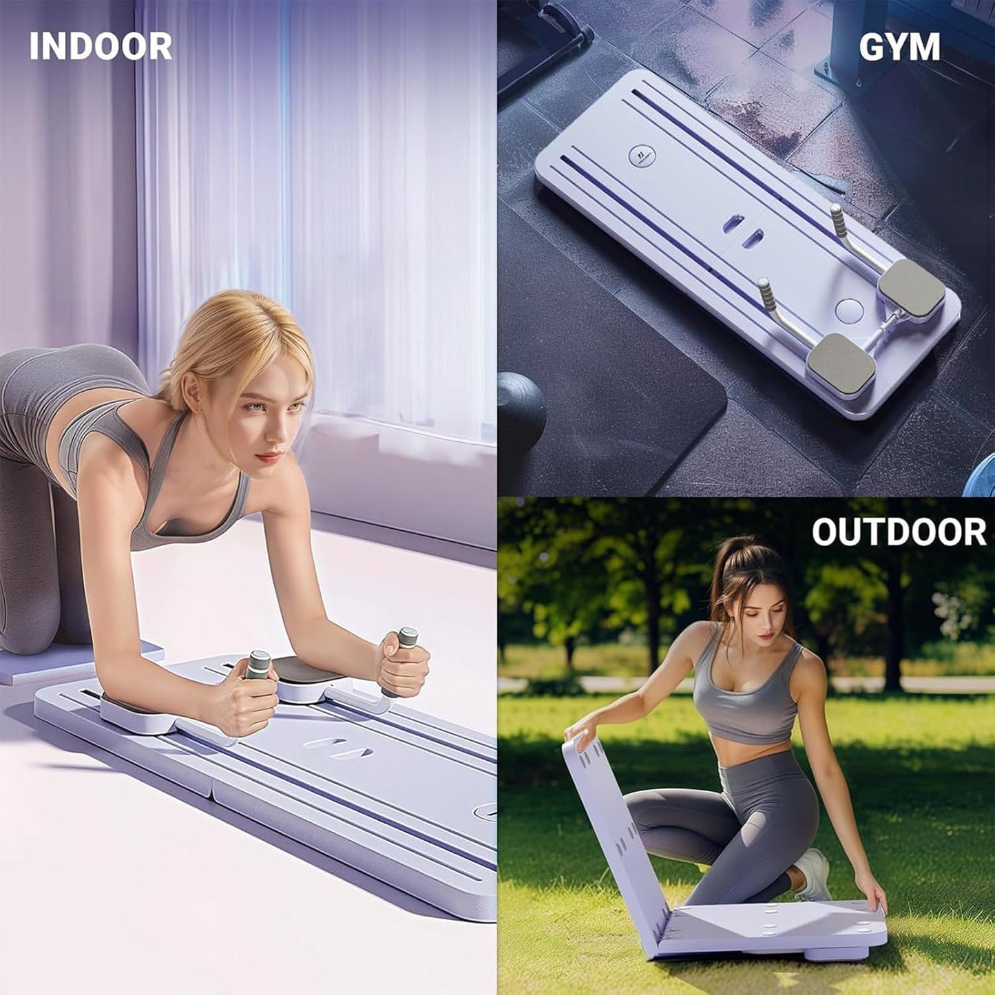 Pilates Reformer Exercise Machine Board (SA2510-040) Rugs Apricot