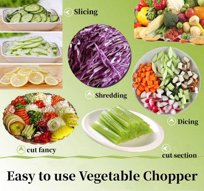14PCs Multi-functional Food Chopper with Large Container-SA2411-48 Spice and sugar Jar Apricot