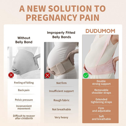 Belly Bands for Pregnant Women With Double Support-SA2411-55 Blankets Apricot