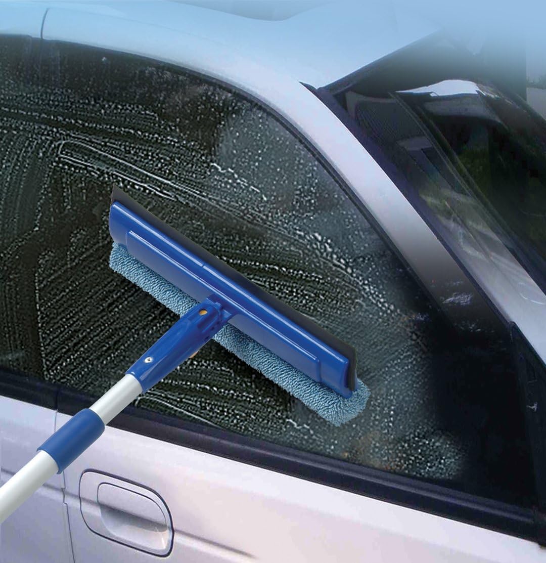 Window & Glass Cleaner With Telescopic Handle & Rubber Squeegee SA2408-115