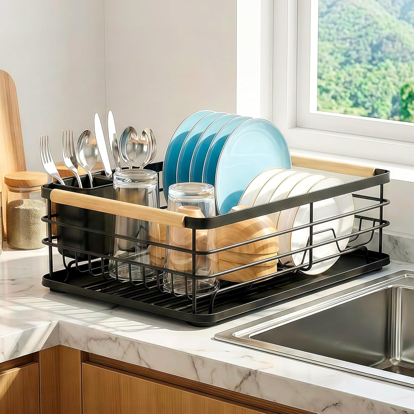 Stainless Steel Dish Drainer (SA2510-047) Dish Rack Apricot