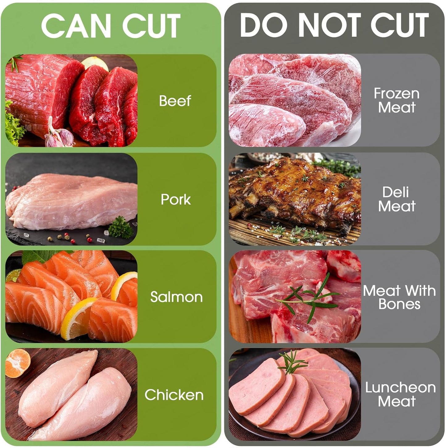 Stainless Steel Meat Slicer (SA2510-010) Spice and sugar Jar Apricot