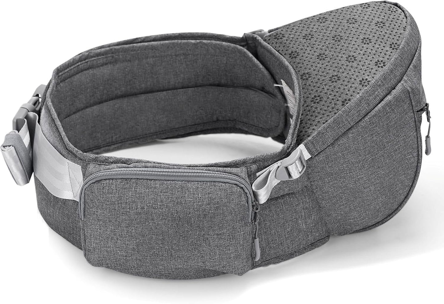 Baby Hip Seat With Adjustable Belt and Pocket-SA2408-182(Grey) Blankets Apricot