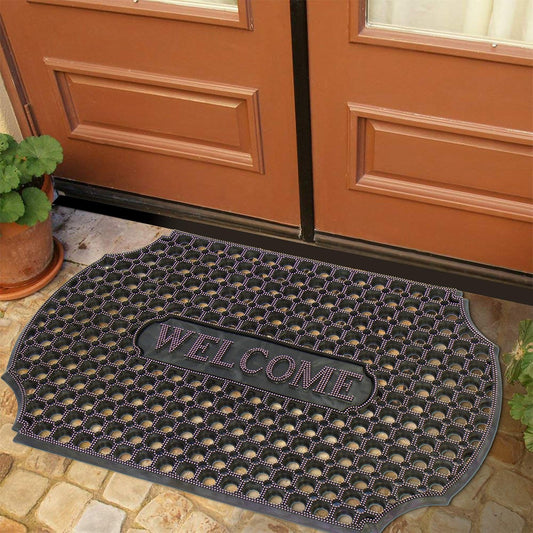 Outdoor Indoor Antislip Door Mat-SA2553-large Door Mats Apricot
