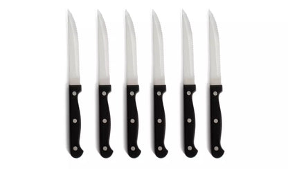 Knife Set with Steel Blades Apricot