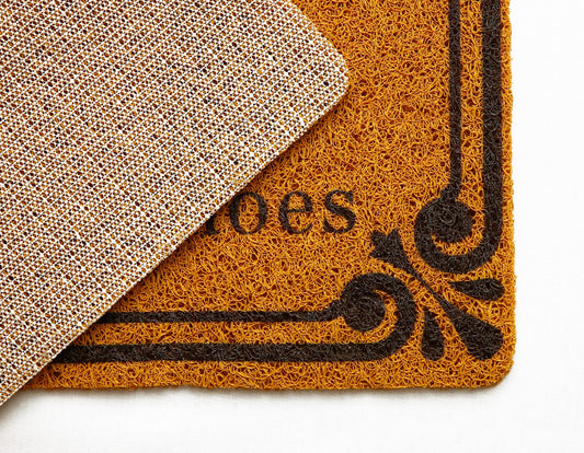 Anti-Slip Door Mat-(SA2553-3)5989Remove Shoes Door Mats Apricot   