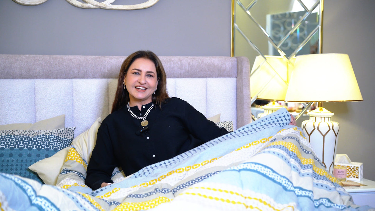 8 PCs Winter Comforter Set-Bohemian Comforters Apricot