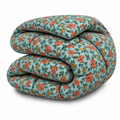1 PC Double Percale Winter Razai- Coral Cove Comforters Apricot