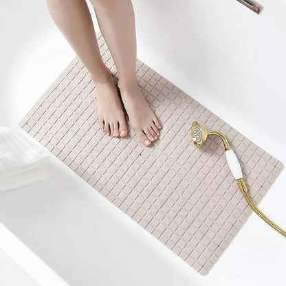 Anti Slip PVC Bathroom Mat-Beige Bath Mats Apricot