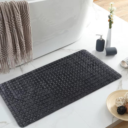 Anti Slip PVC Bathroom Mat-Black Bath Mats Apricot