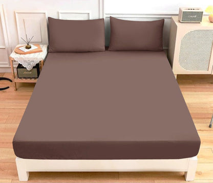 Fitted Bed Sheet Dyed Brown Fitted Sheets Apricot