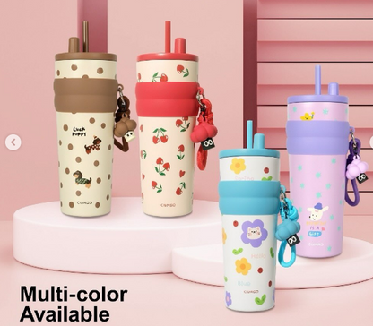 Stainless Steel Insulation Cup (SA2510-153)Choco Tumbler Apricot