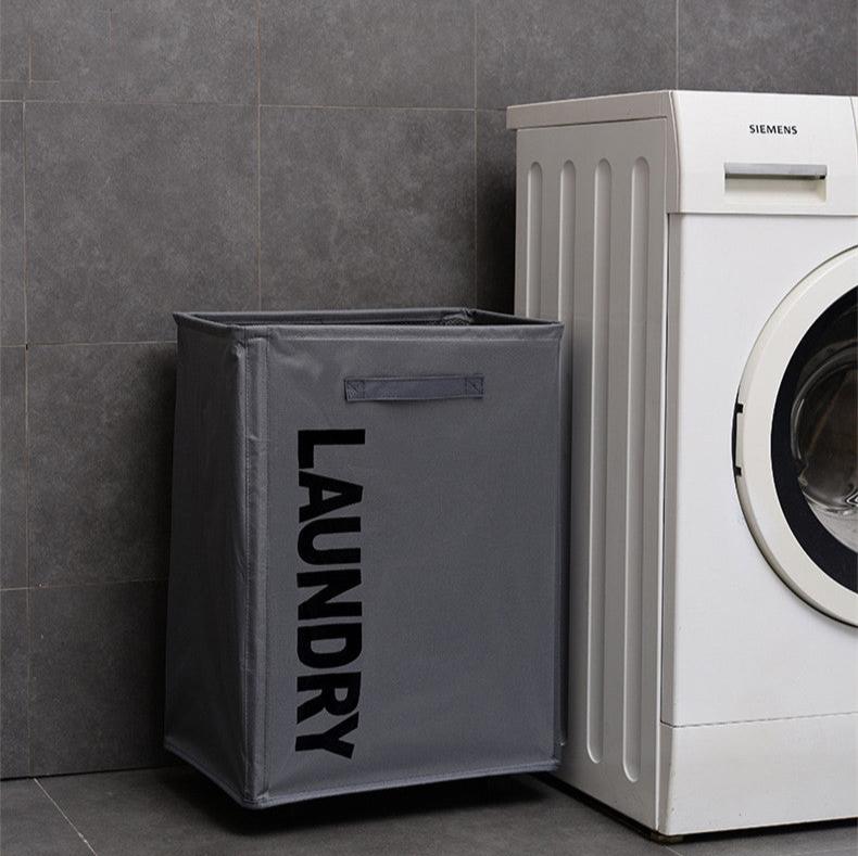 Cart Laundry Basket with Wheel-Grey(5394)  Apricot   