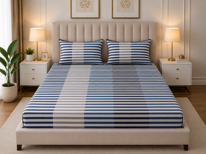 Fitted Bed Sheet- FTM002 Fitted Sheets Apricot