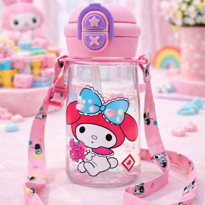 Cute Cartoon Water Bottle (SA2510-147)Pink Apricot