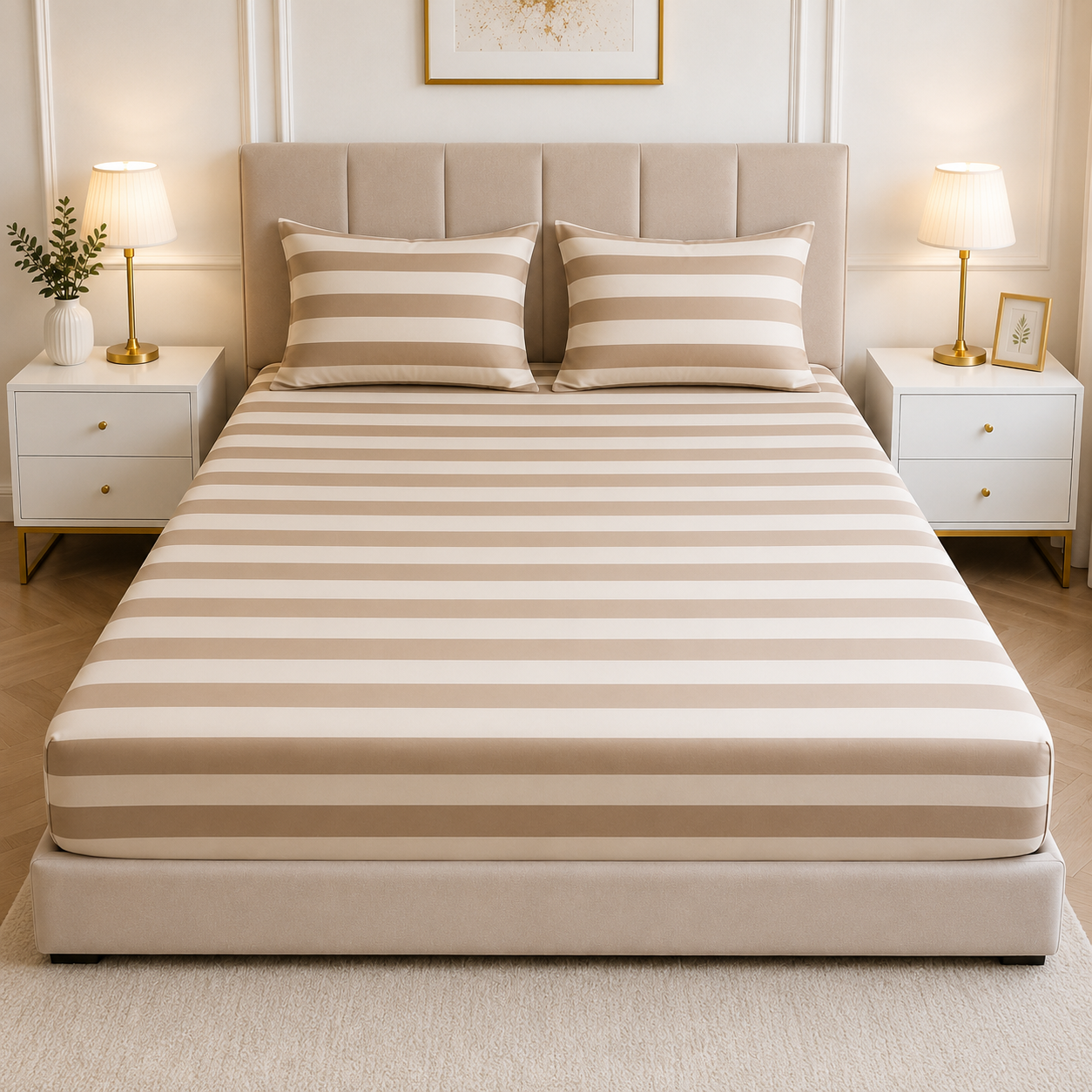 Fitted Bed Sheet- PFT0267