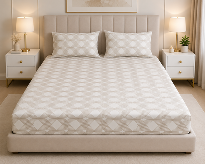 Fitted Bed Sheet- FT0073
