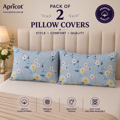 Printed Pillow Covers Pack of 2- PC0088