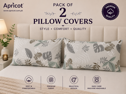 Printed Pillow Covers Pack of 2- PC0089